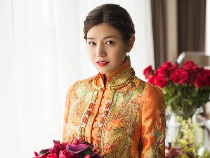 杨颖中式婚纱照_杨颖婚纱照