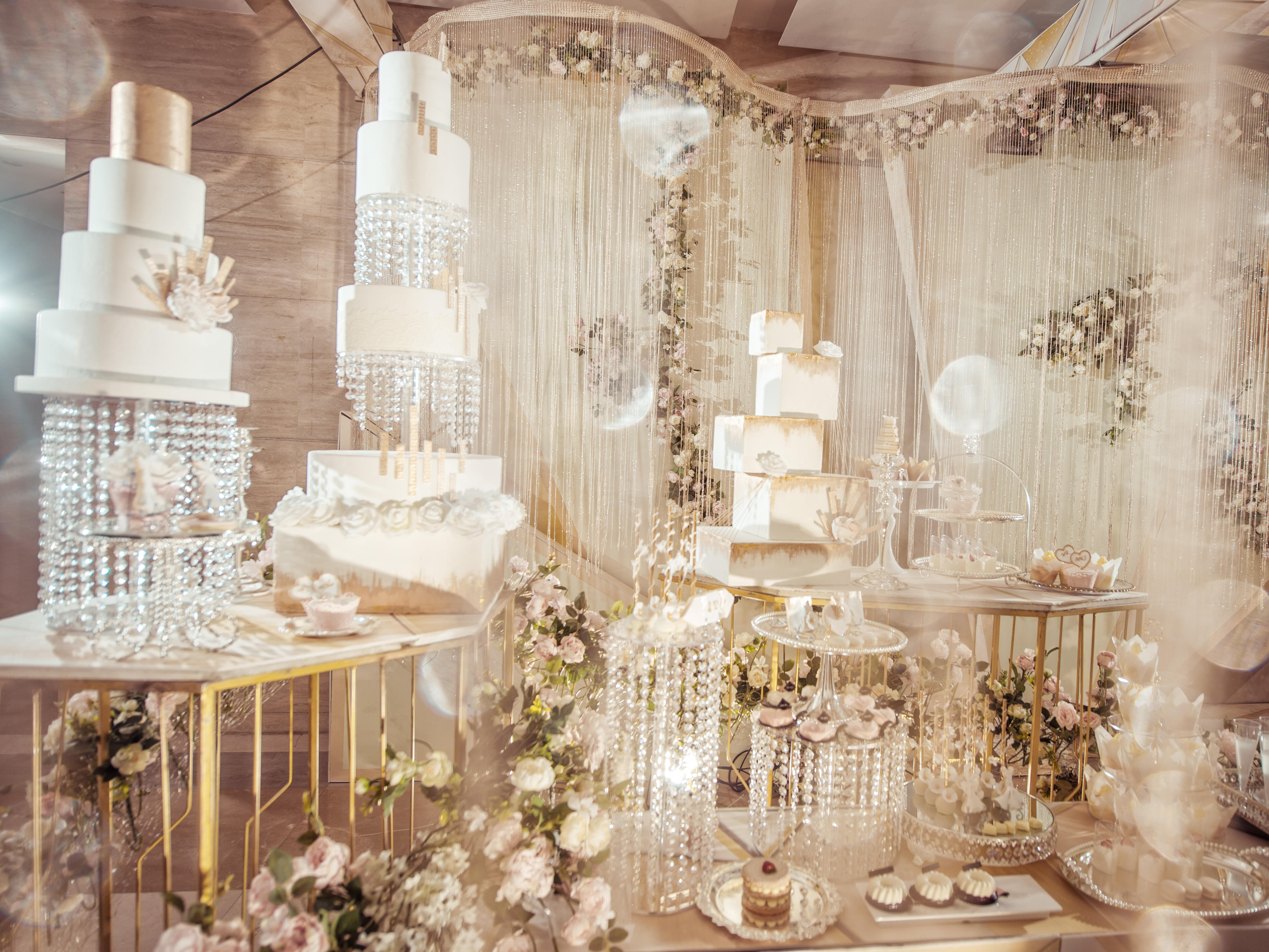 【米兔婚礼】19年大热 奢华香槟色布景超炫灯光