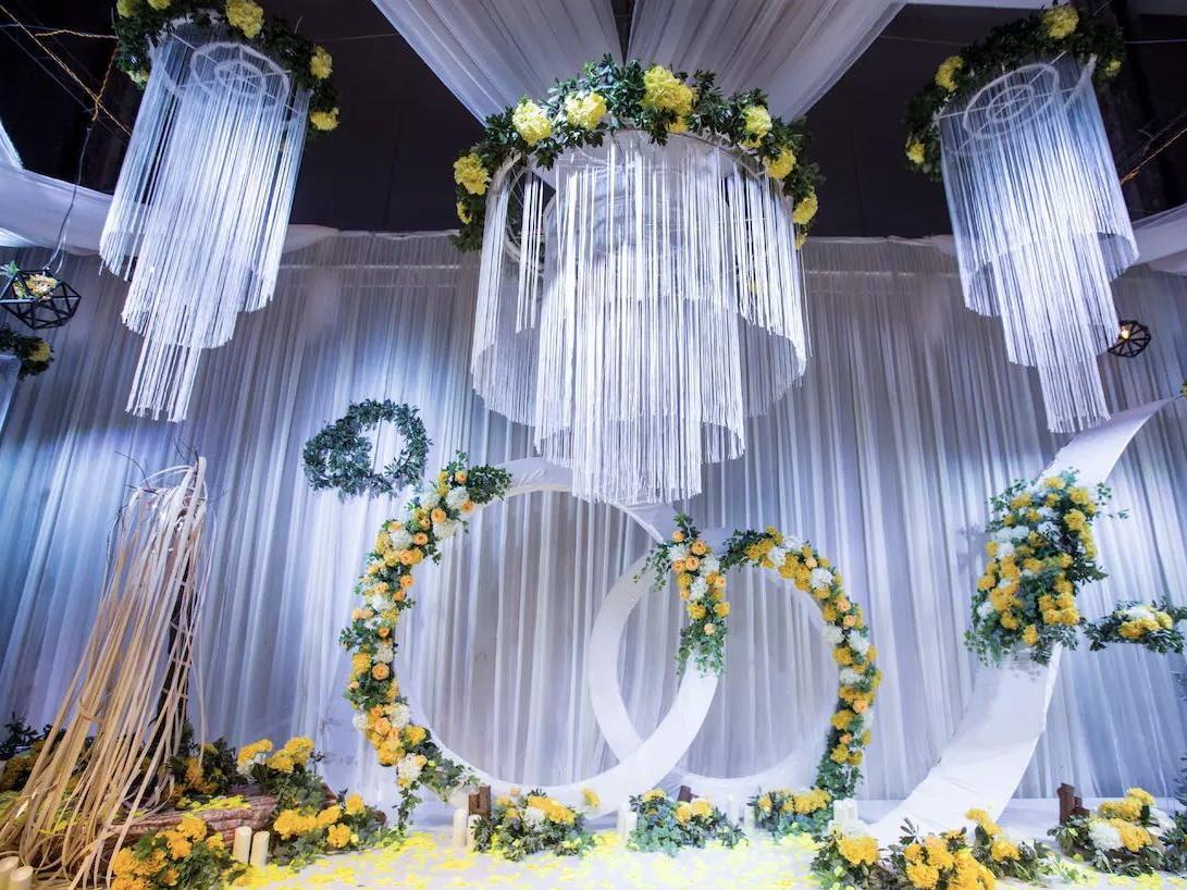 【美人鱼婚礼定制款】户外大棚婚礼含四大金刚