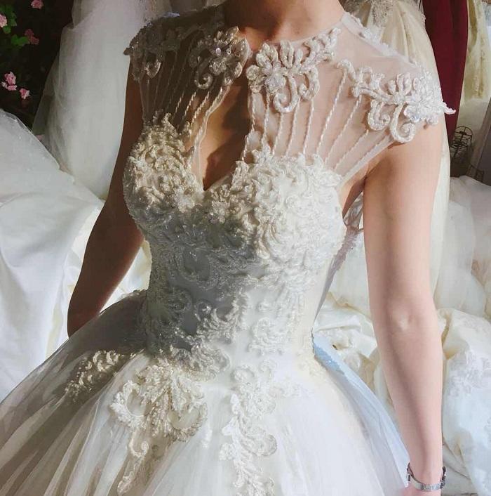 美背款公主齐地款出门纱外景纱 送伴娘服送口红