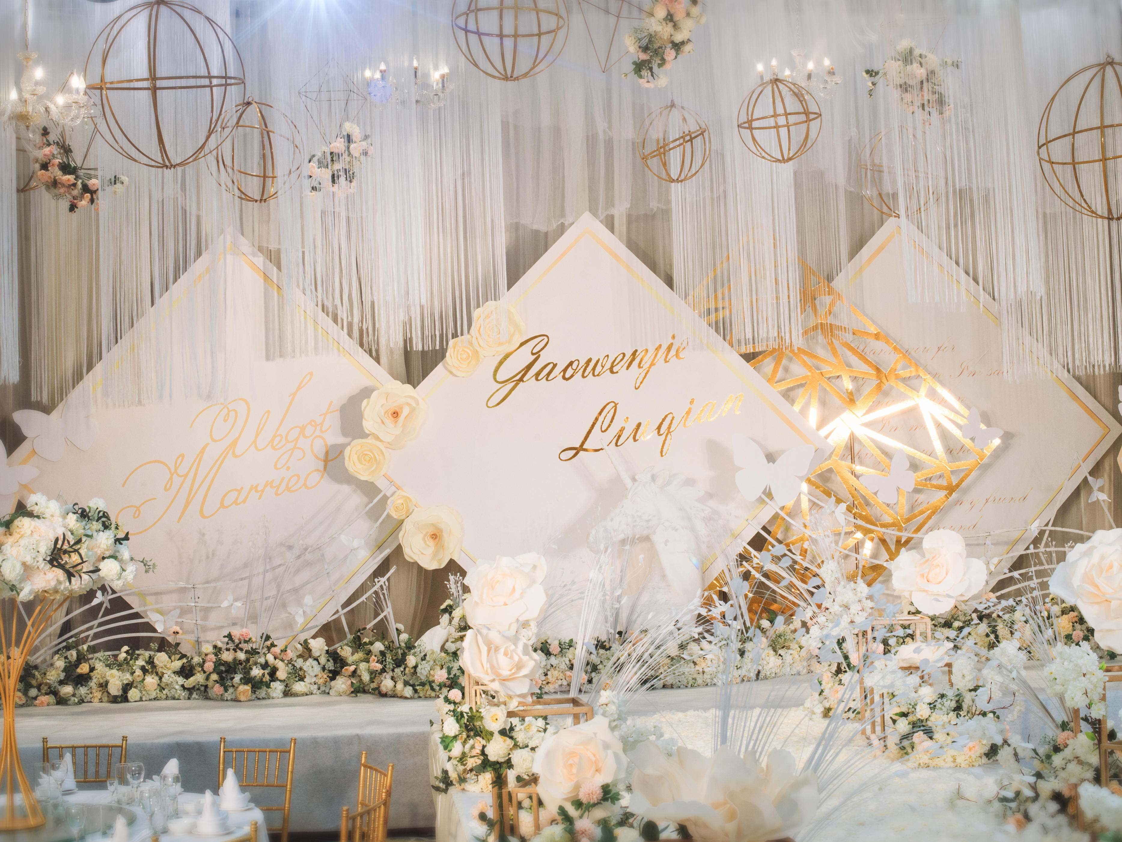 ATwedding︱香槟色婚礼 唯美西式