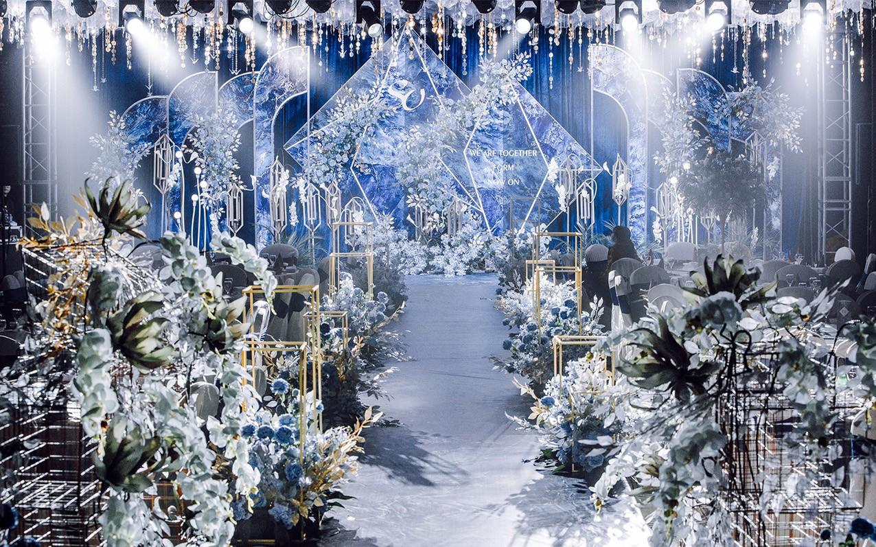 ATwedding︱蓝色现代婚礼 