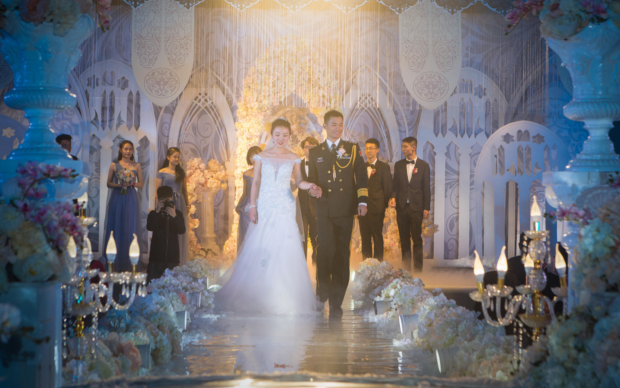 年代馆婚礼纪实摄影双机位案例一