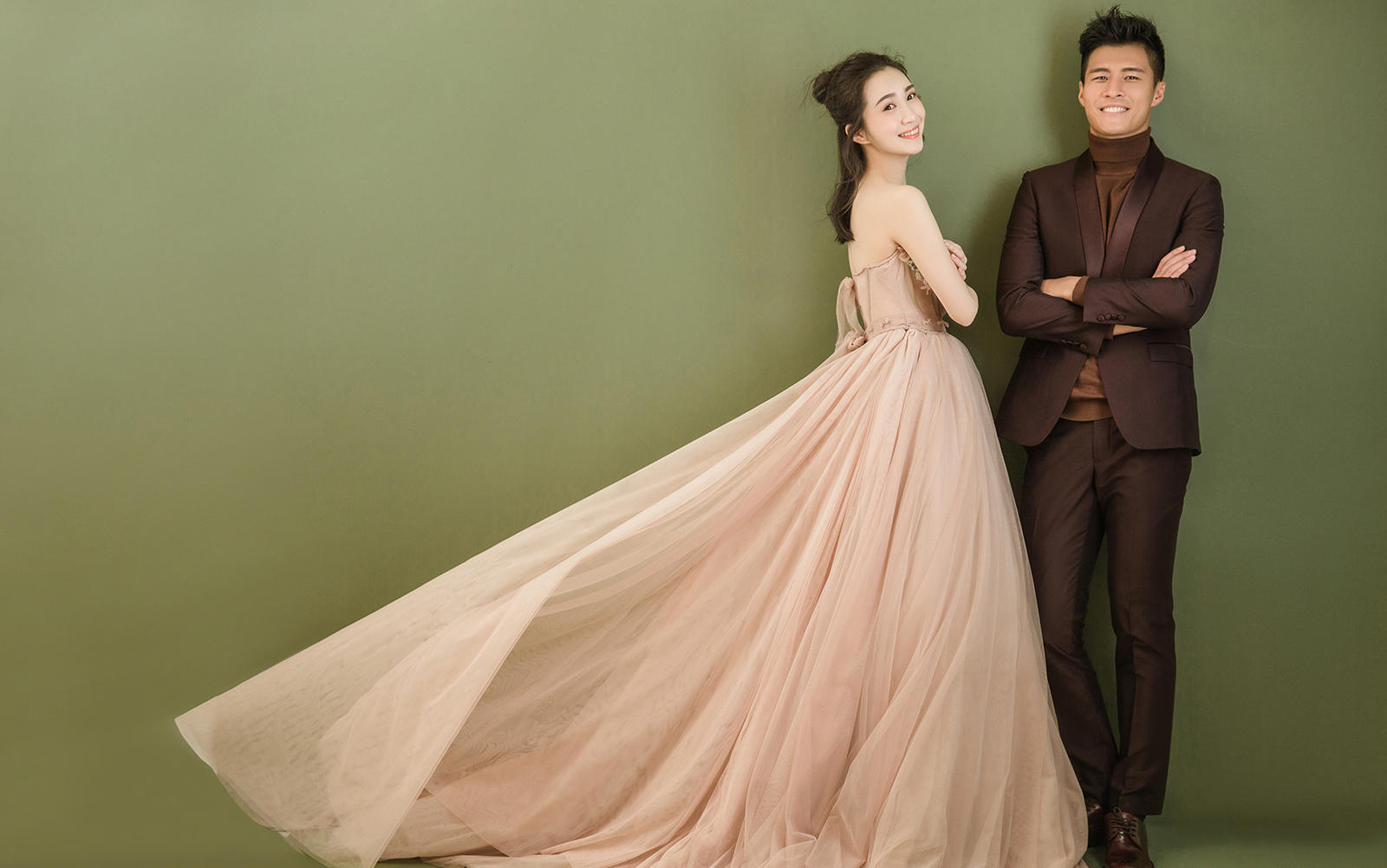 周年婚纱照，简易婚纱照，爸妈结婚记念照