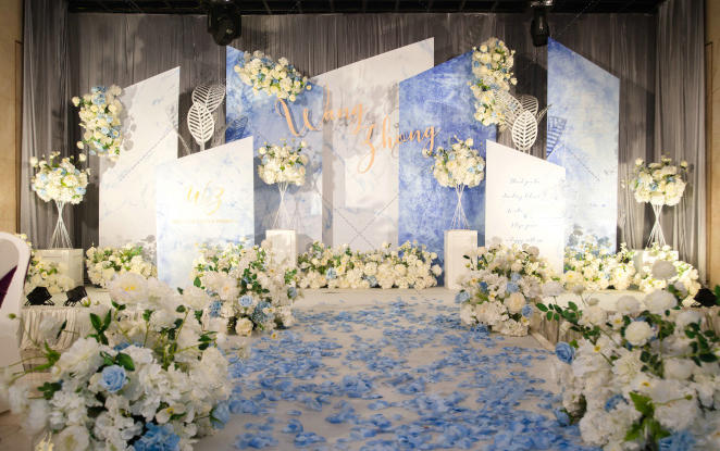 爱度婚礼——蓝香槟精品案例