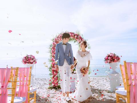 海外婚礼泰国普吉岛苏梅岛浪漫沙滩微婚礼