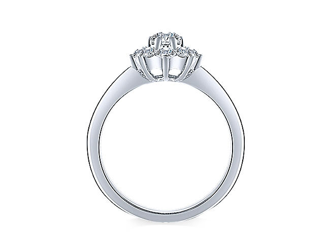 【爱当真·雪花款戒托·C06】Sunflower