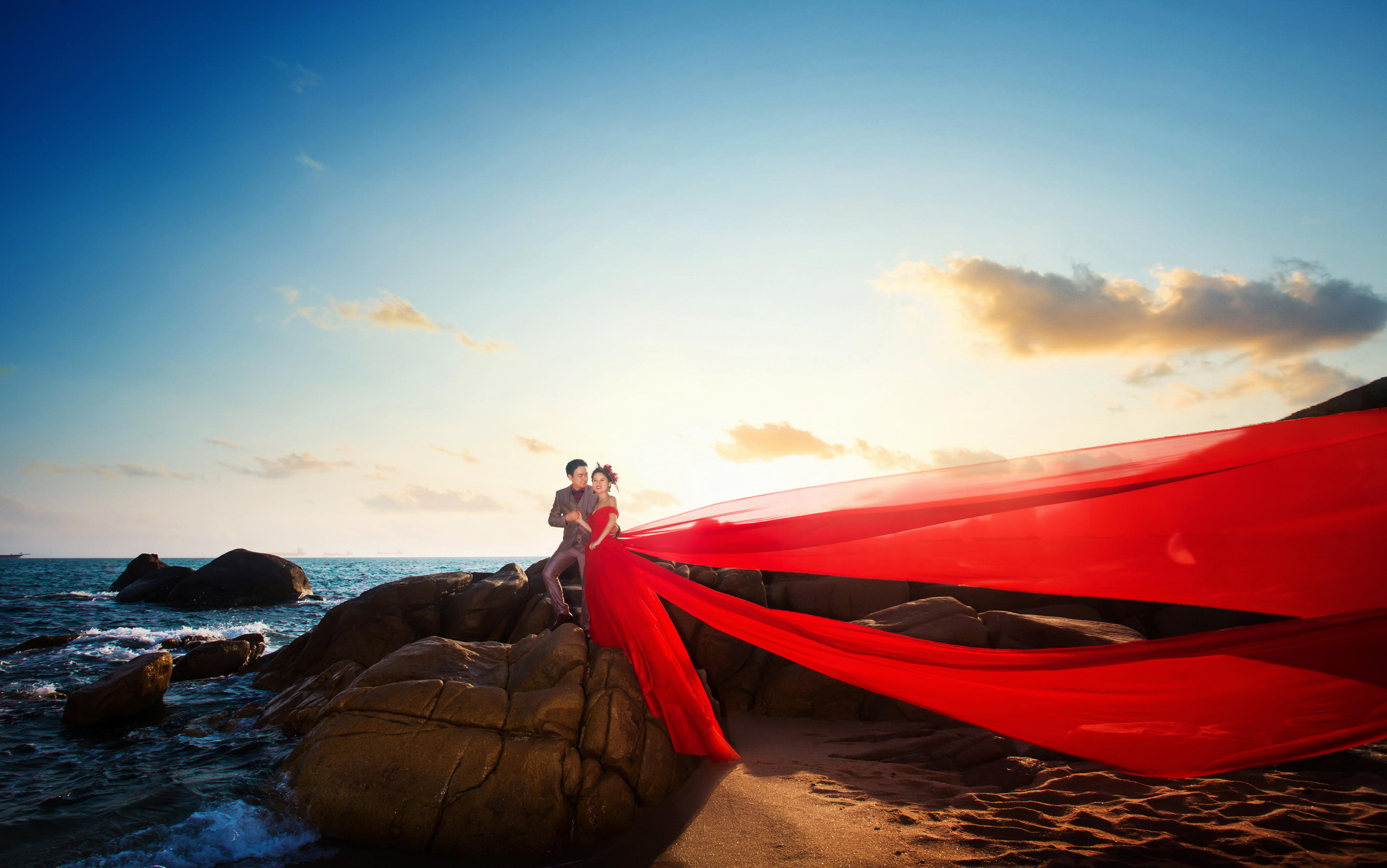 青海茶卡盐湖+沙漠+MV 样片团队打造 一价拍摄