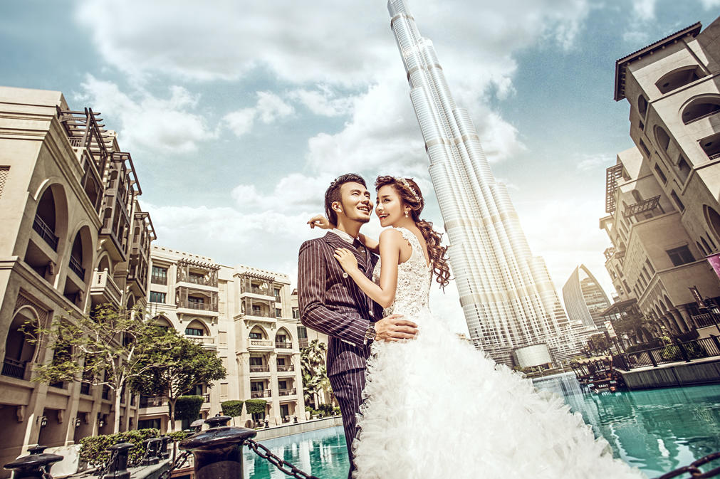 迪拜旅拍婚纱A套14999元  全程无隐形消费