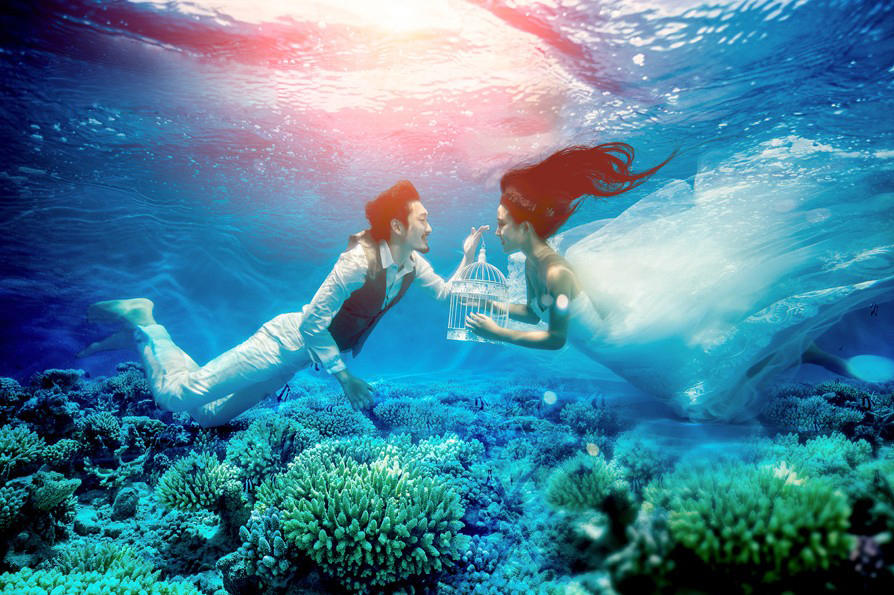 水下婚纱照特效版