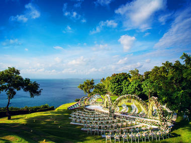 巴厘岛大型婚礼私人订制，明星范儿·海外浪漫婚礼布置