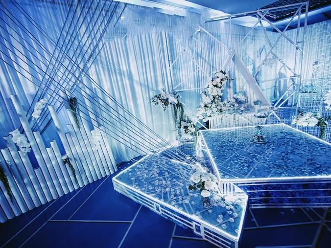 馨喜尚主题婚礼唯美几何风婚礼《凛》