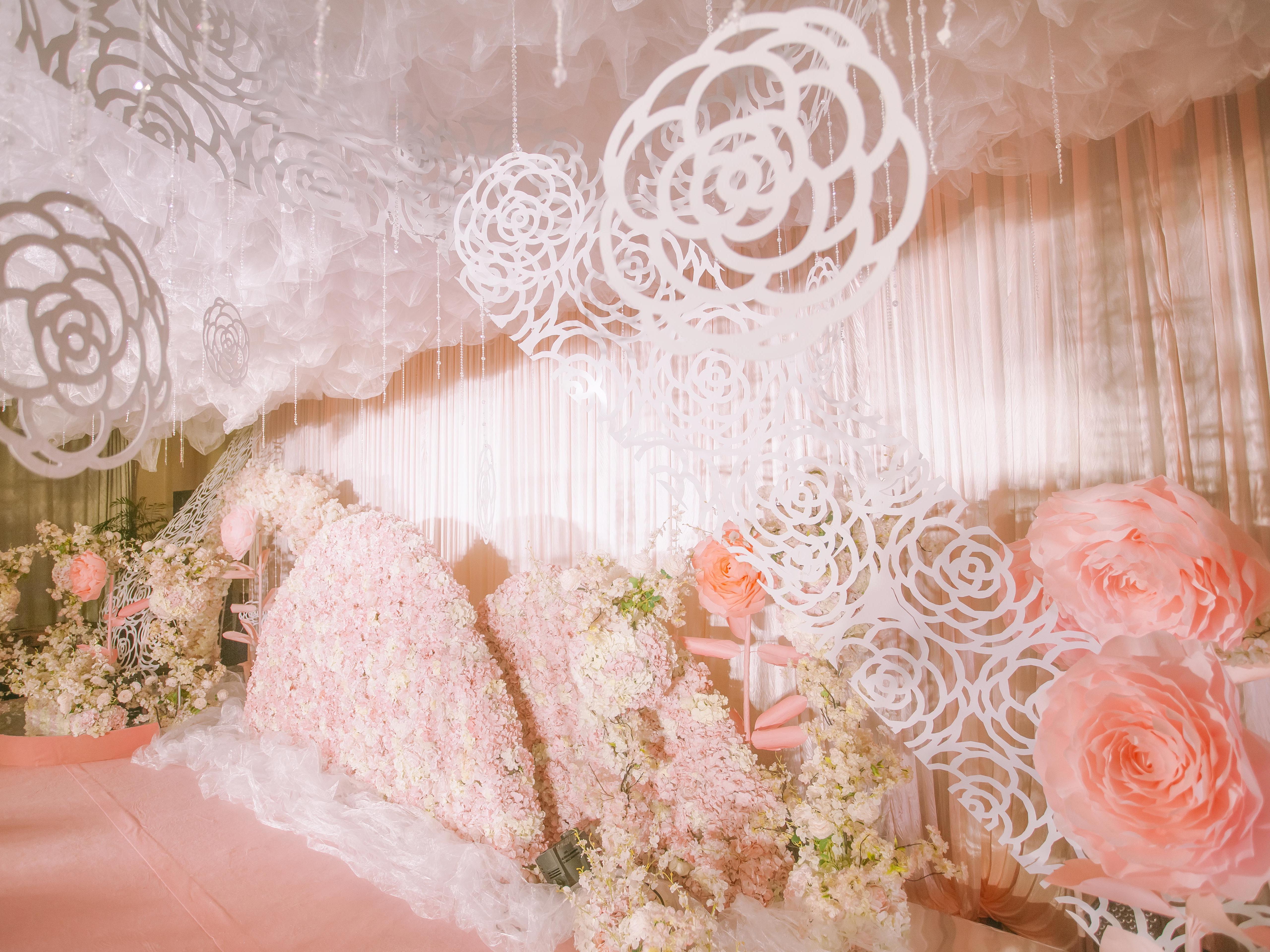「龙凤天合婚礼」粉色樱花主题婚礼