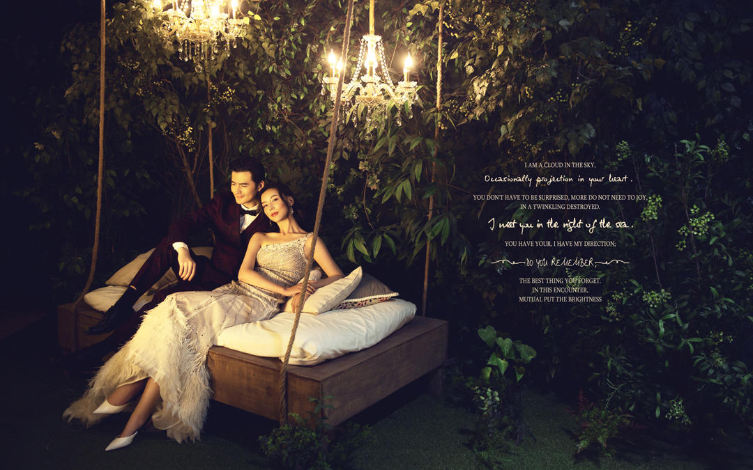 爆款送全新婚紗青島海景拍濟南花海路線二選一