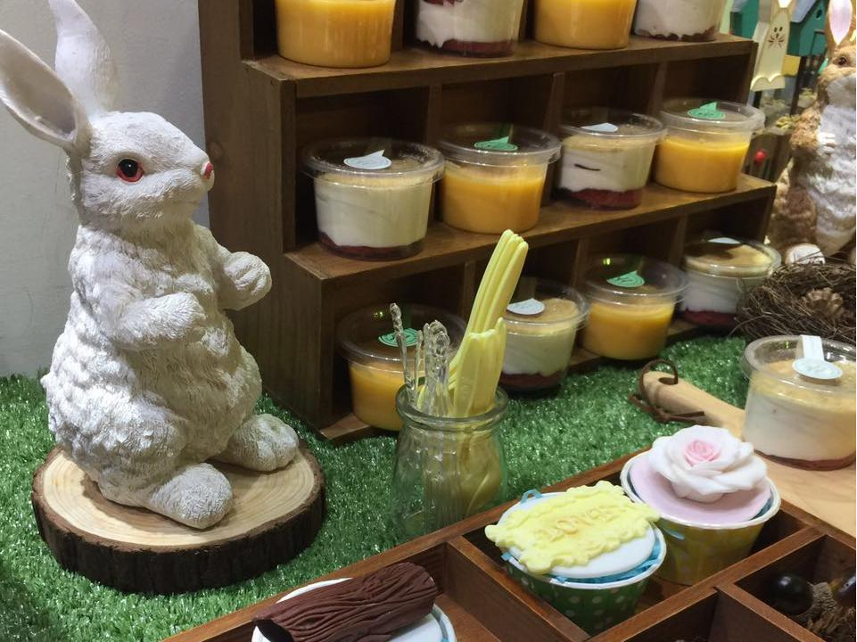 純森系甜品臺 室外室內(nèi)婚禮都適合