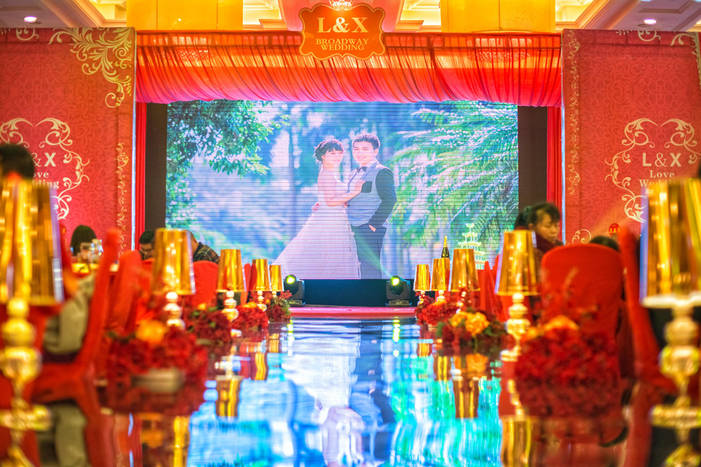 【婚礼案例】红色复古主题定制婚礼
