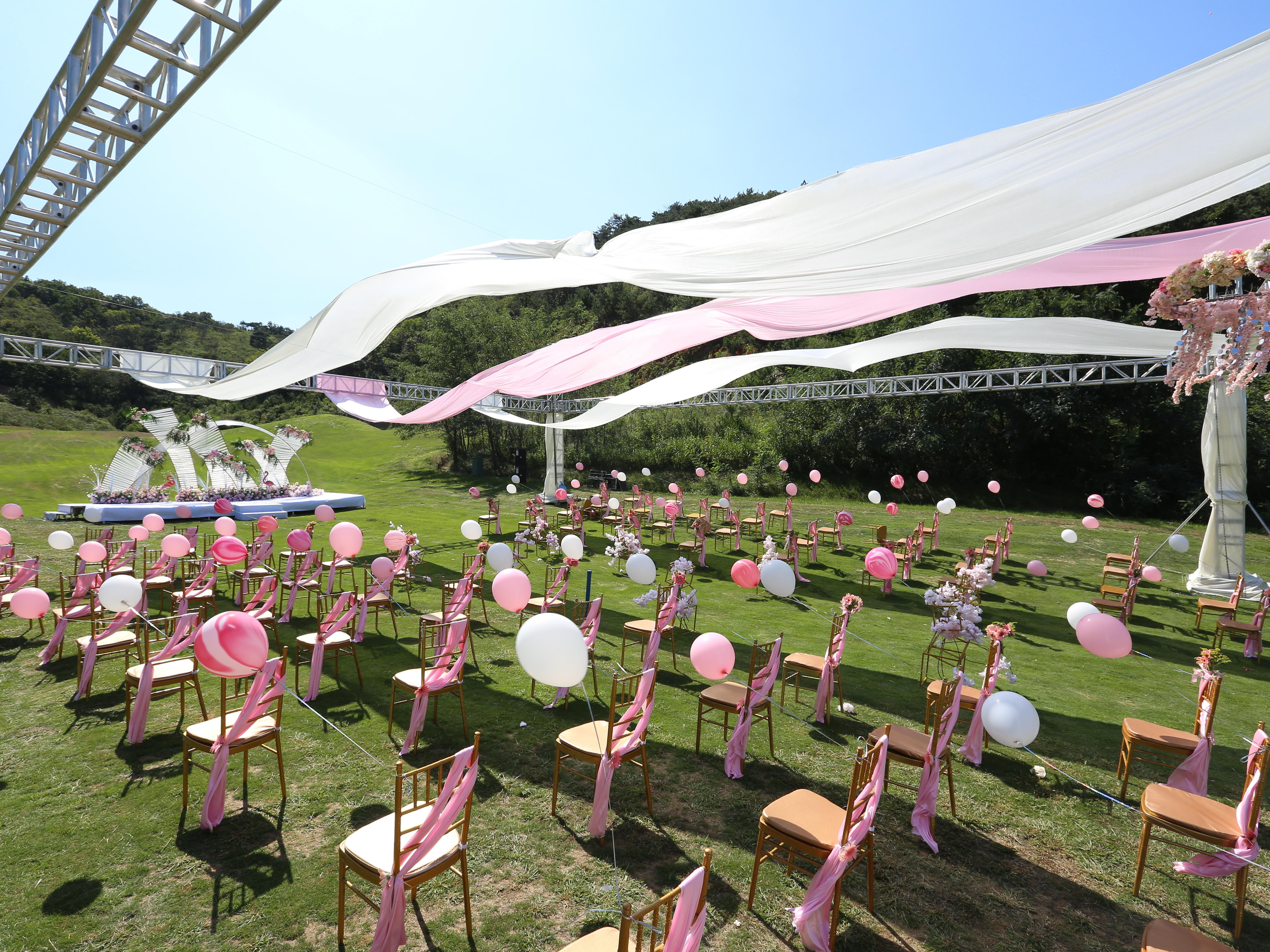 【维度婚礼会馆】小清新户外婚礼