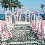 海边草坪婚礼 | 粉色花园