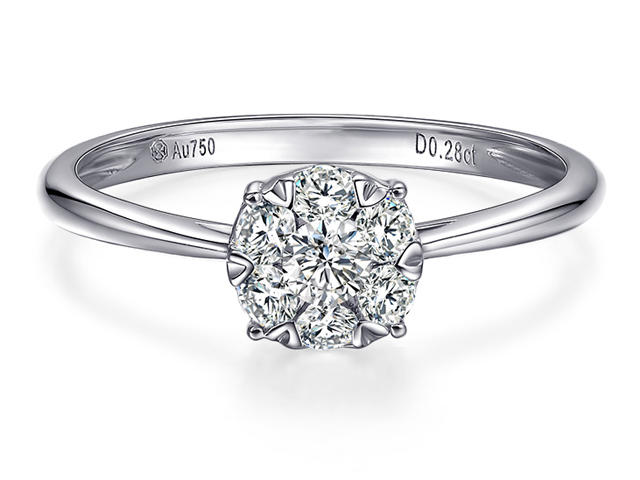 【爆款】-18k钻石戒指  特惠2983