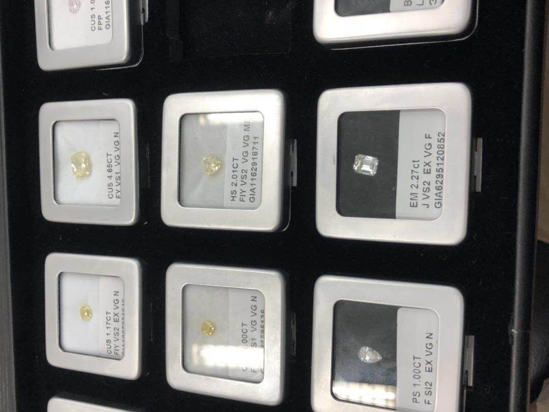 6.07克拉GIA裸钻J/VS2/3EX/N无奶