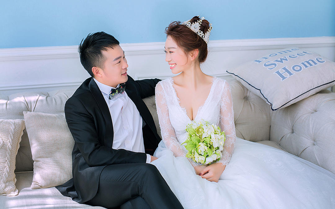 室内婚纱照客片分享/幸福影社