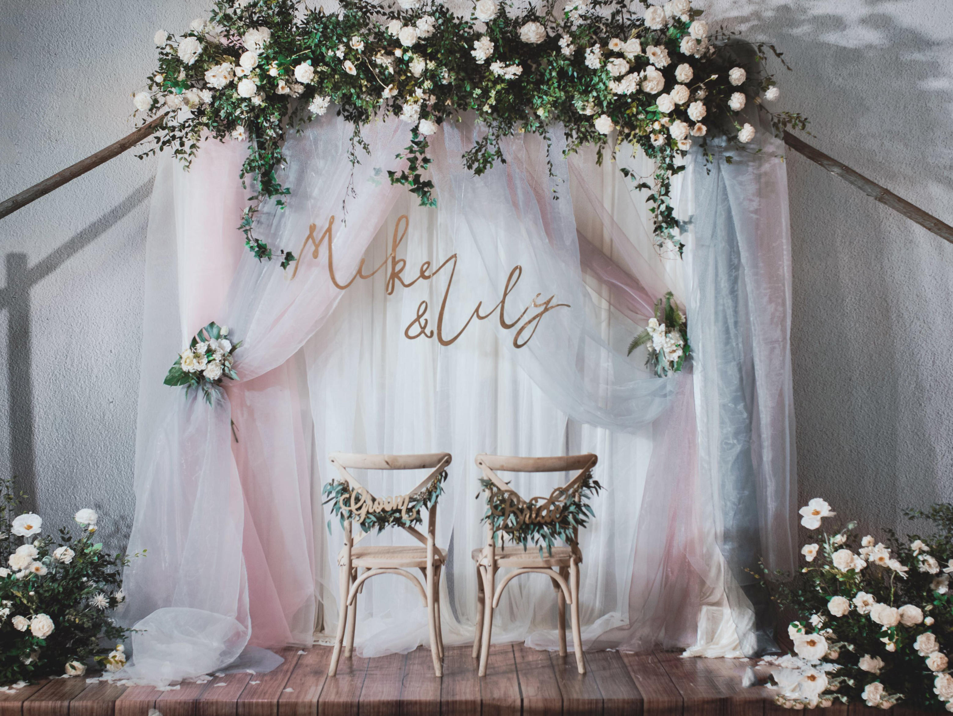 【木薇婚礼】白色简约气质小清新