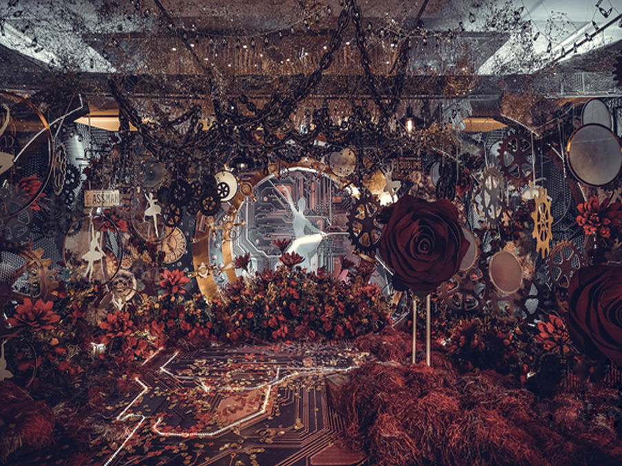 红黑金奢华婚礼 | 年轮