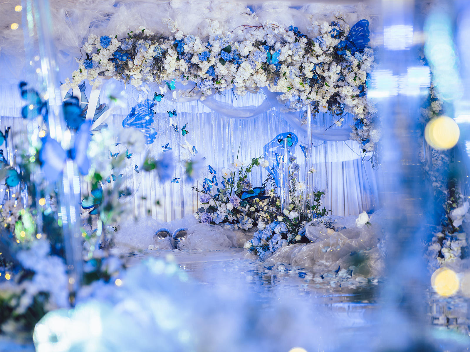 【花堂喜事】—夢幻藍色蝴蝶主題婚禮