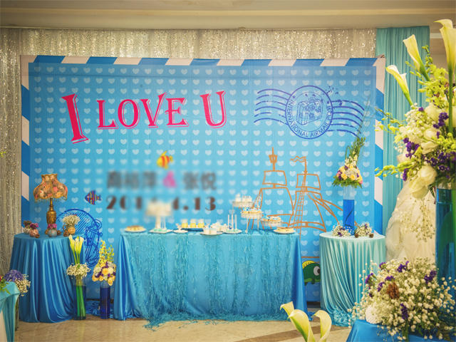 国贸国际——海蓝色主题婚礼