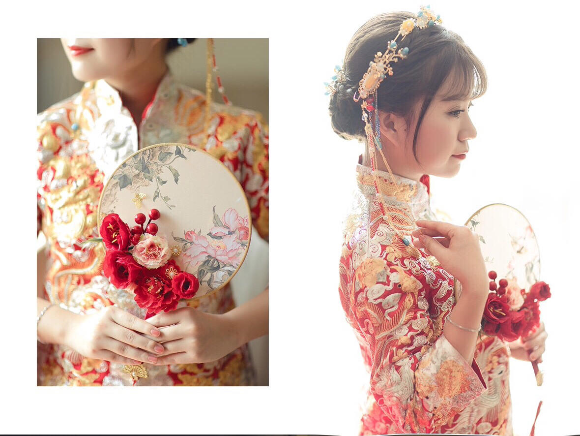 Merrycolor婚纱造型总监新娘跟妆+姐妹妆