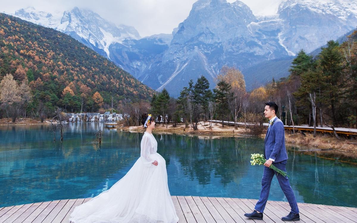 【月下旅拍】丽江蓝月谷客片 杨培松-张丽（3）