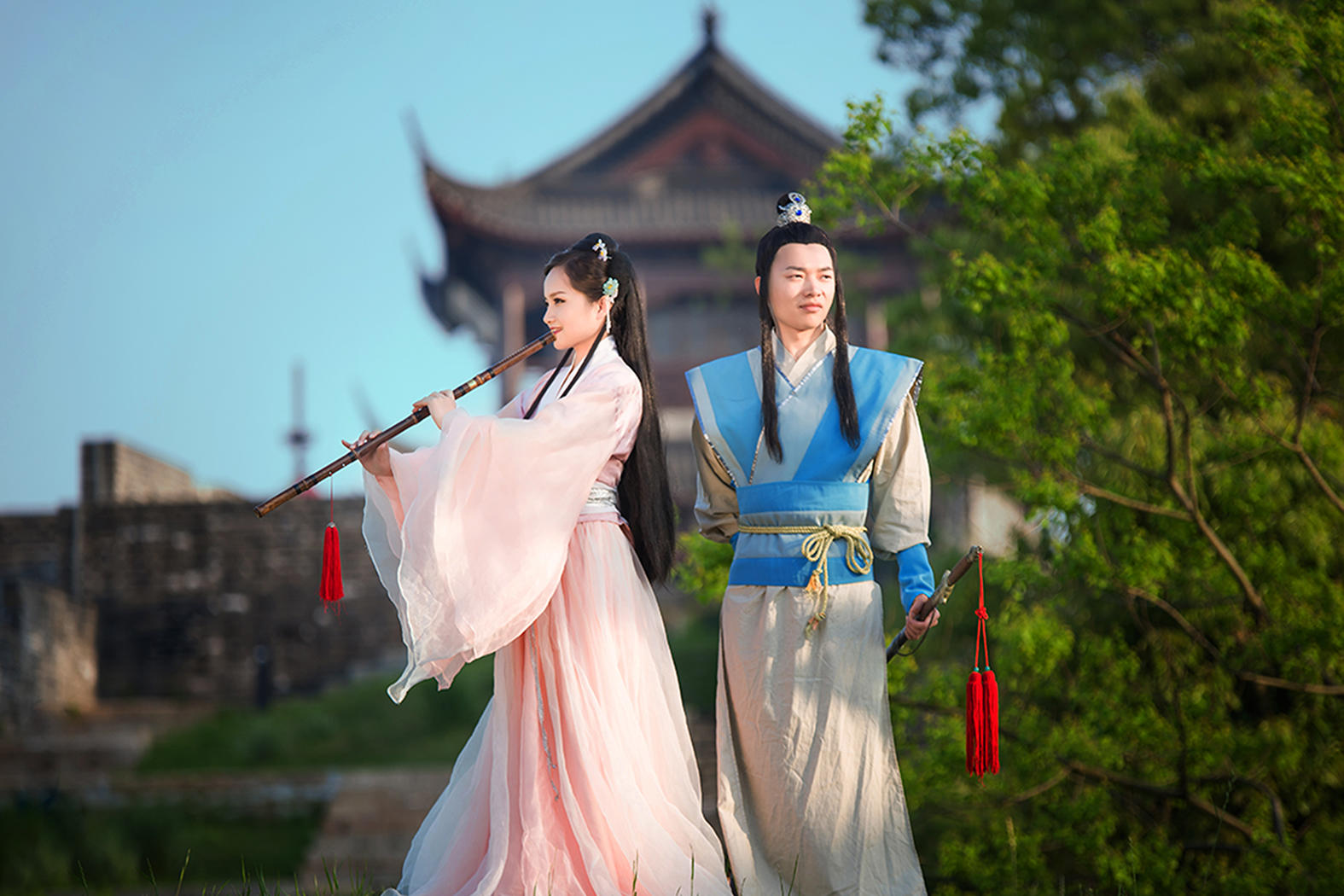 天空婚纱摄影  古装写真