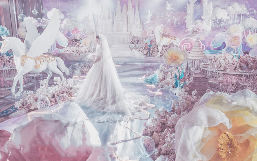 《Castle 》奢华马卡龙粉色系婚礼