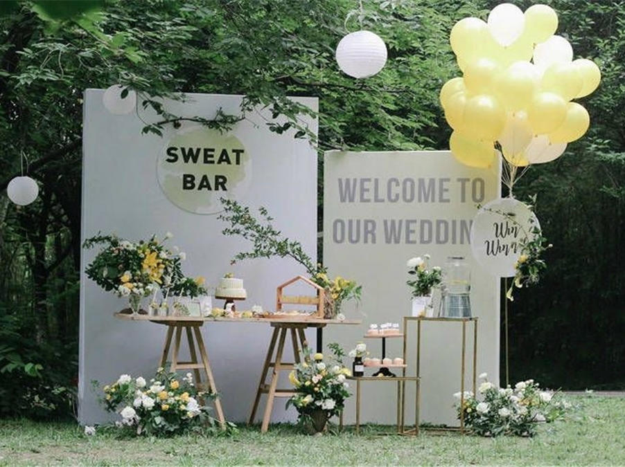 双十二活动价户外婚礼布置