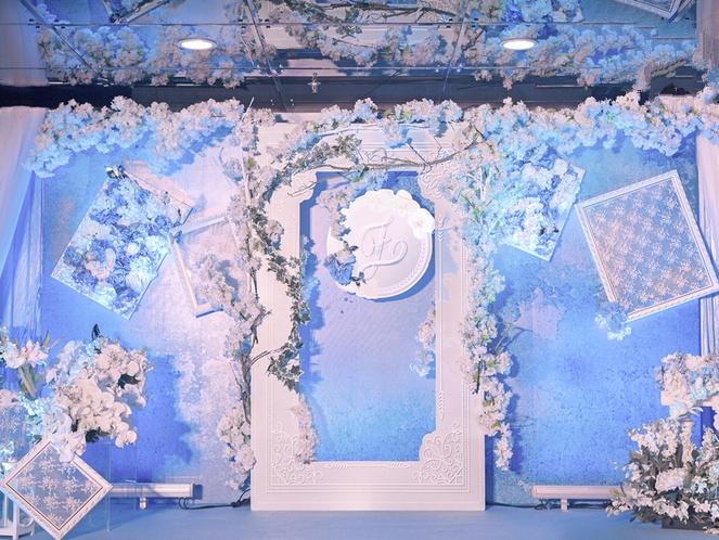 馨喜尚主题婚礼《沁蓝》大气浅蓝系