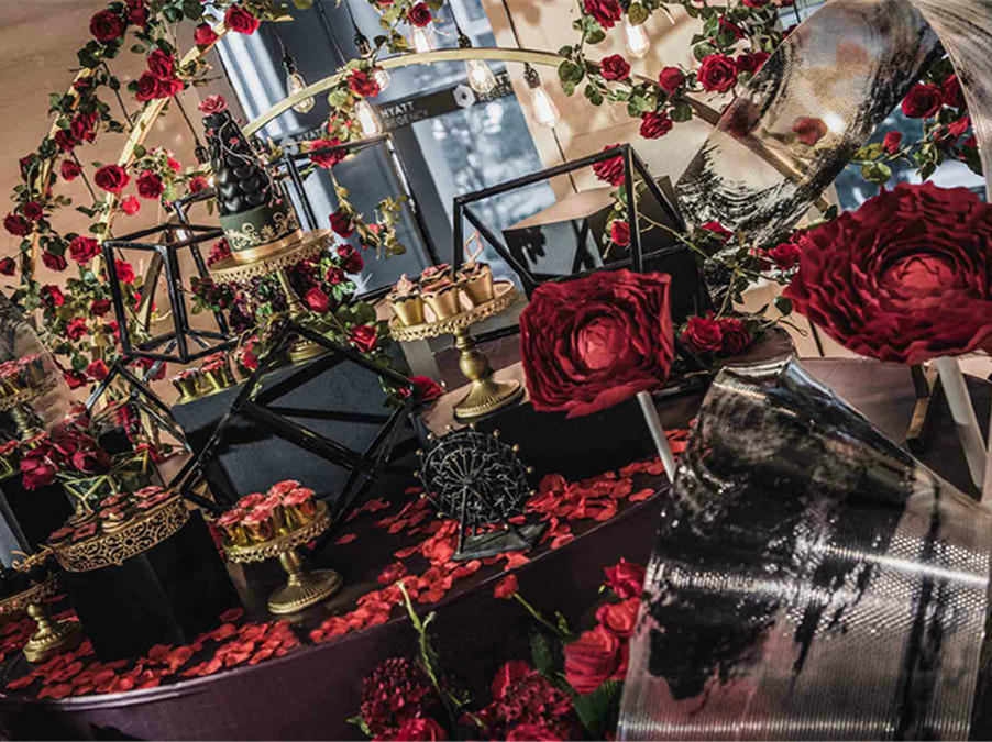 《红黑色系主题婚礼》高端华丽，奢华时尚