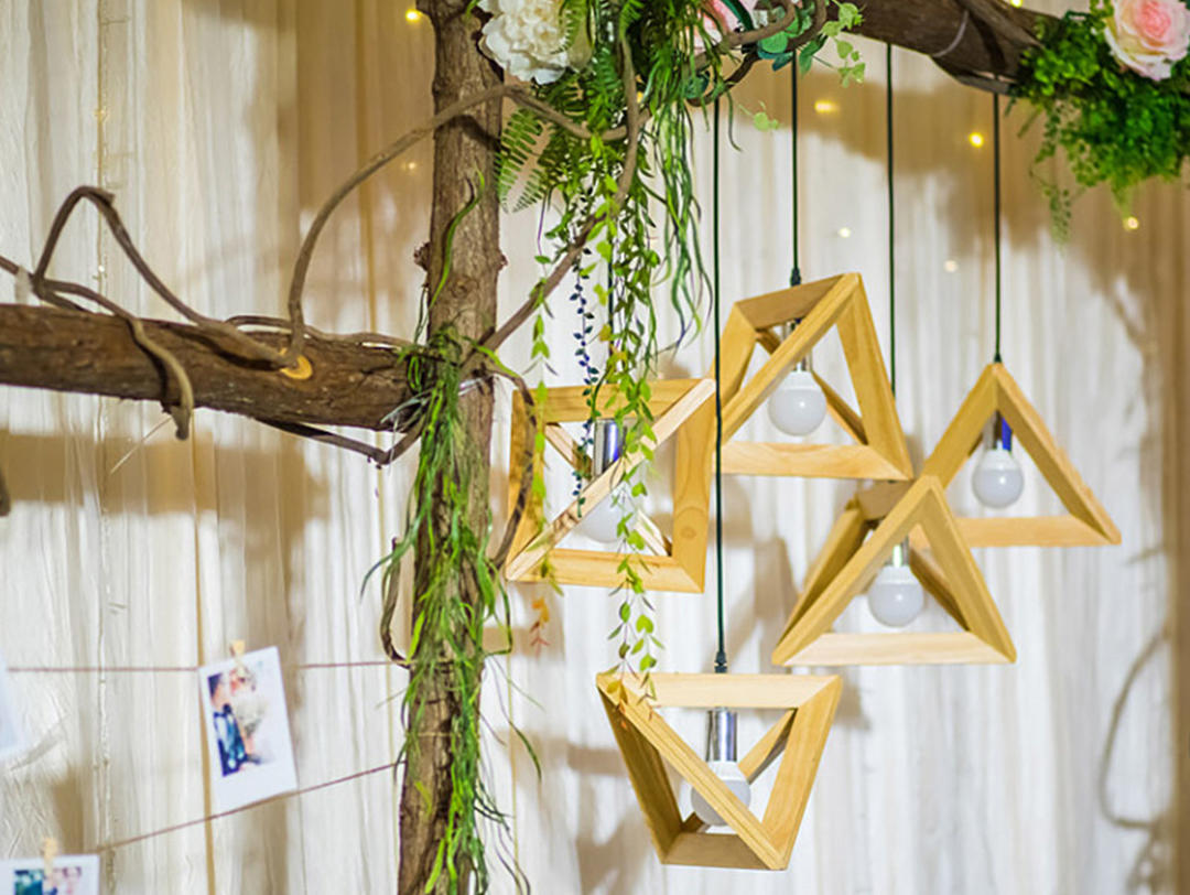 【臻·晴婚礼】香槟色小清新温馨婚礼（含四大金刚）