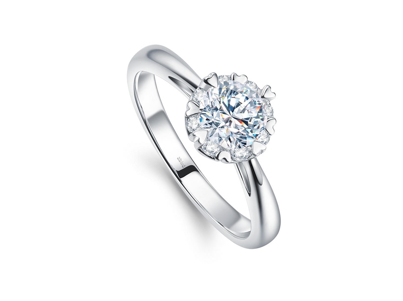 钻石小鸟【拥暖】结婚钻戒