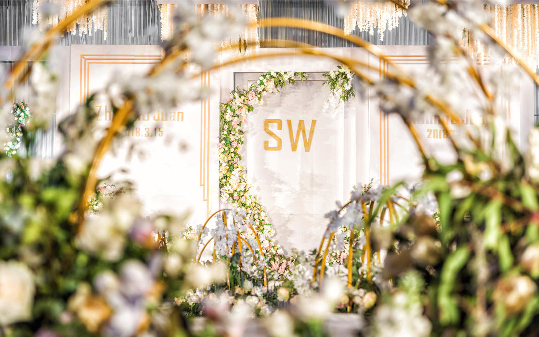 【喜糖婚礼】万豪酒店 绿白创意婚礼