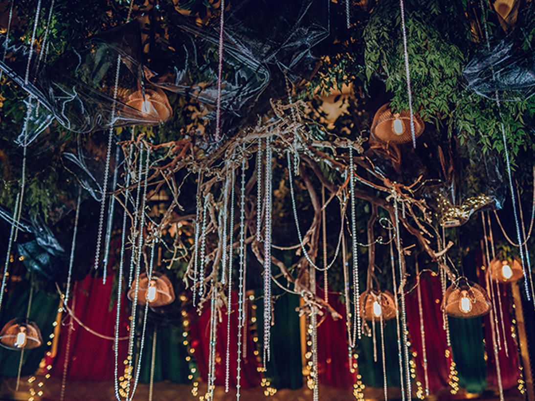 【佘山索菲特】撞色高定风/含四大金刚/创意定制