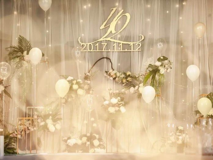 【爱度一生婚礼会馆】香槟气球-浪漫满屋 含四大