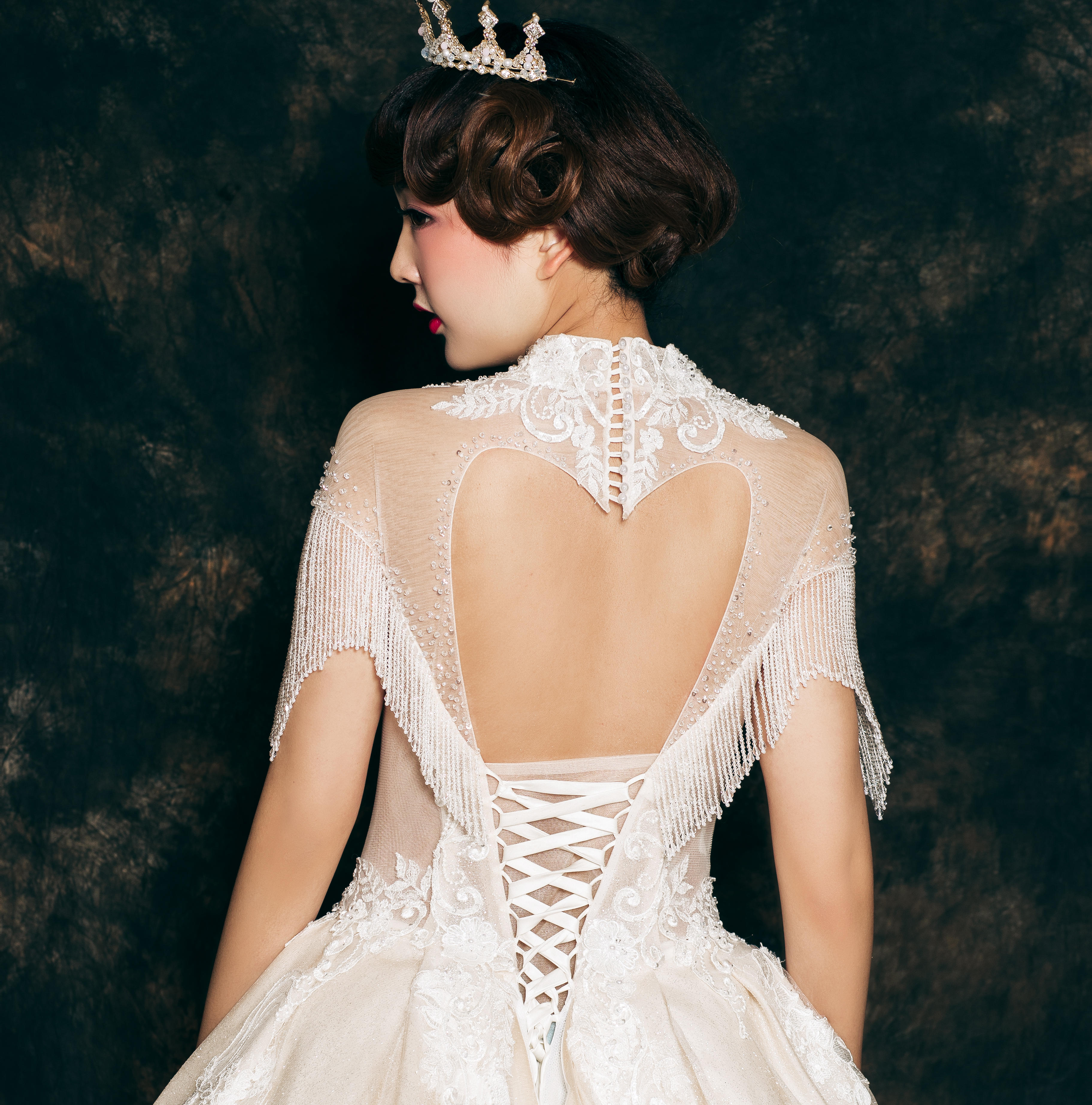 【高端奢华手工定制婚纱】主纱+礼服+敬酒服+秀禾