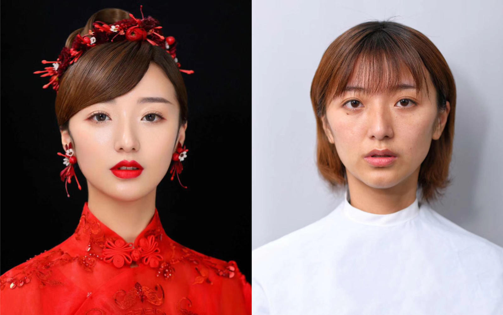 【短发中式造型】 总监档 全日跟妆 送亲友妆