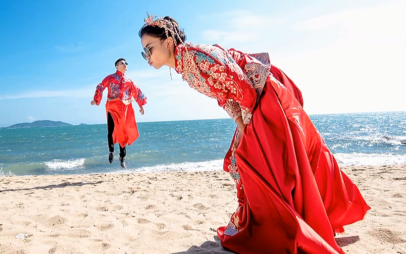 三亚：3天2晚温馨8服8造+网红炫彩夜景拍摄