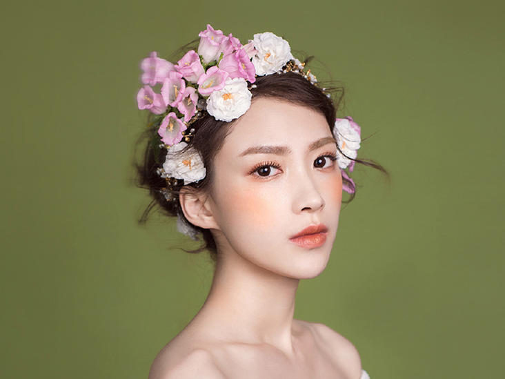 韩式灵动婚礼造型半天跟妆