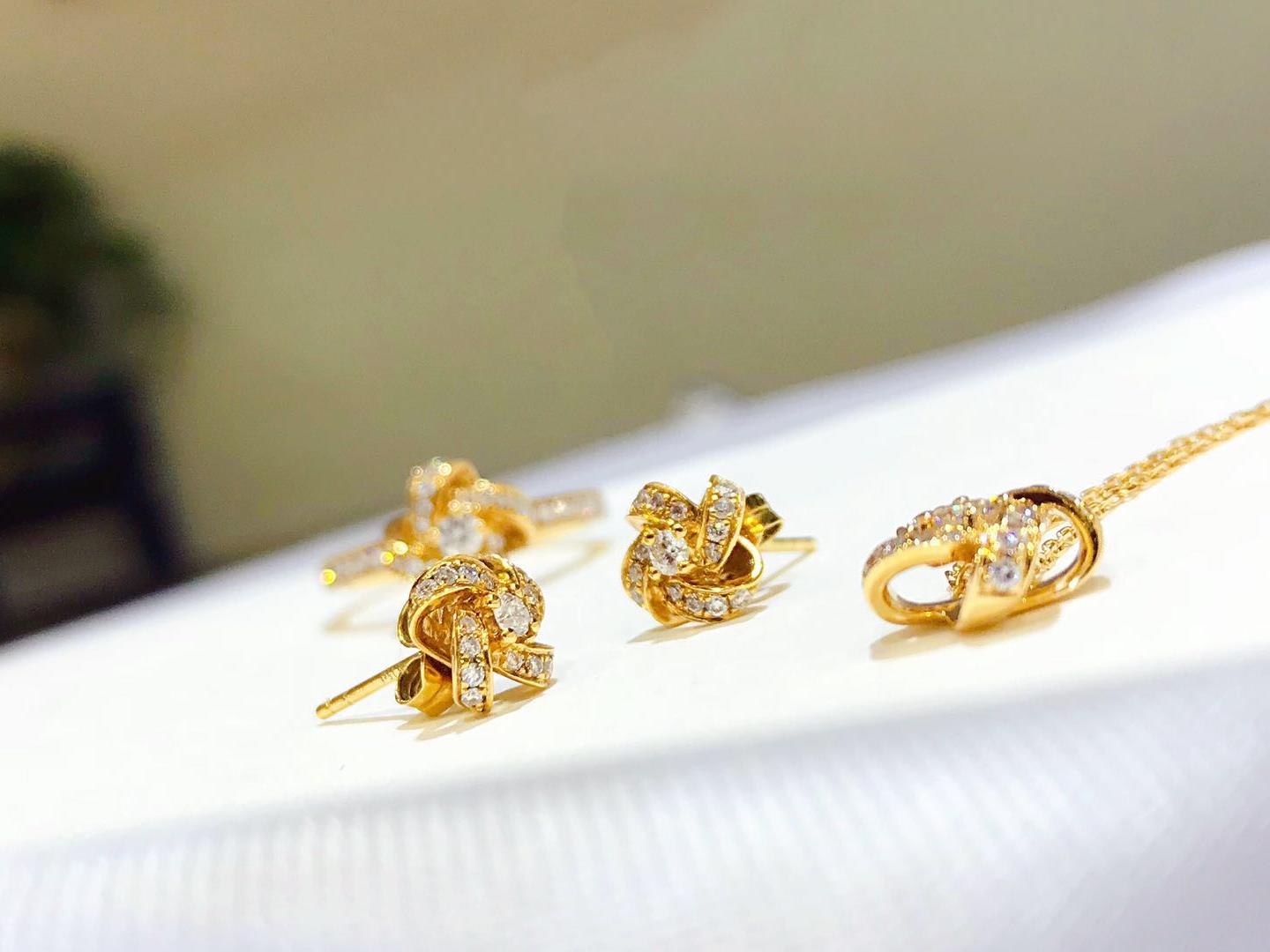 GR-Pinwheel高定套装 钻戒＋项链＋耳钉