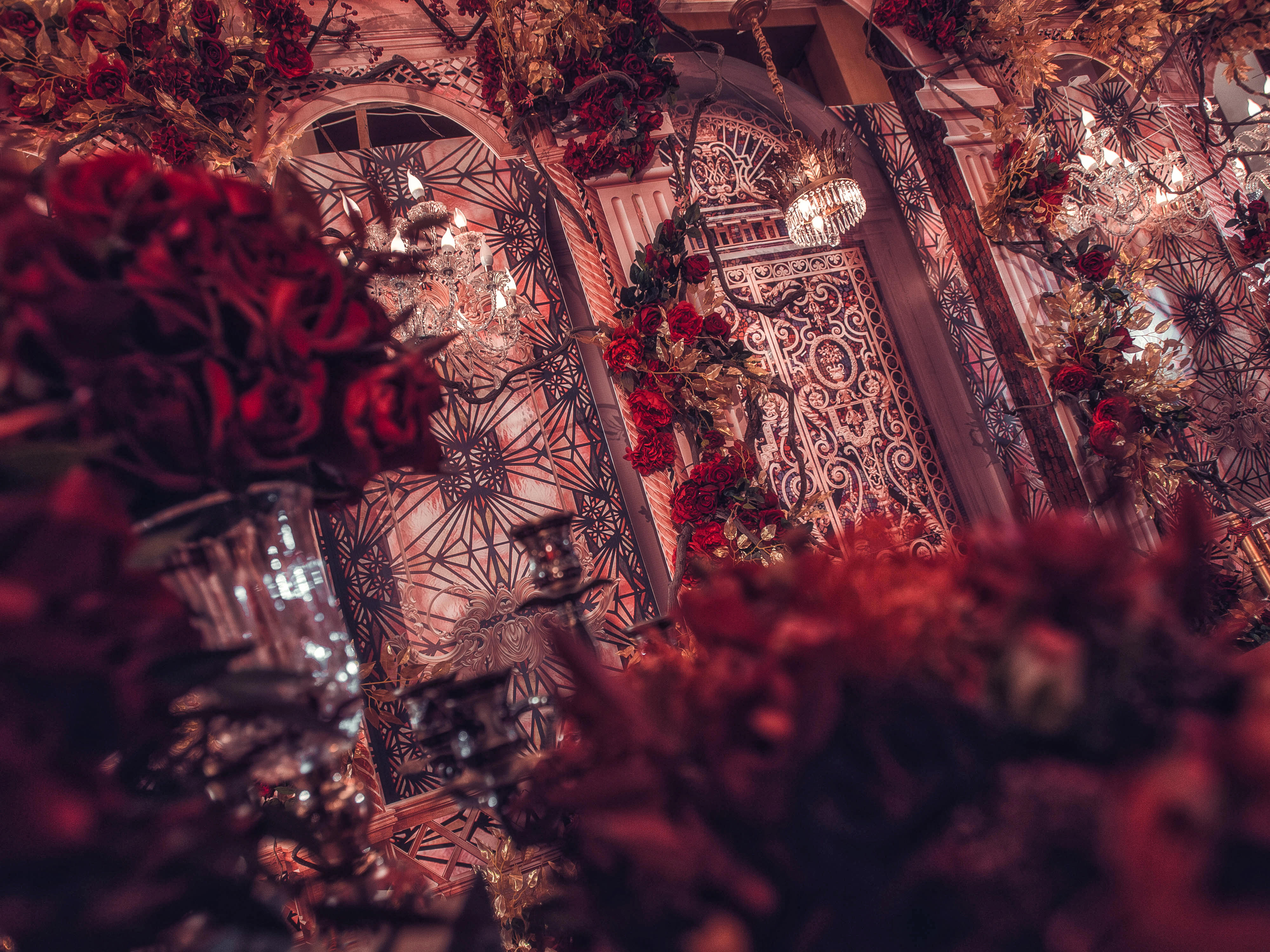 荆路丨DreamPark·复古宫廷红金系婚礼