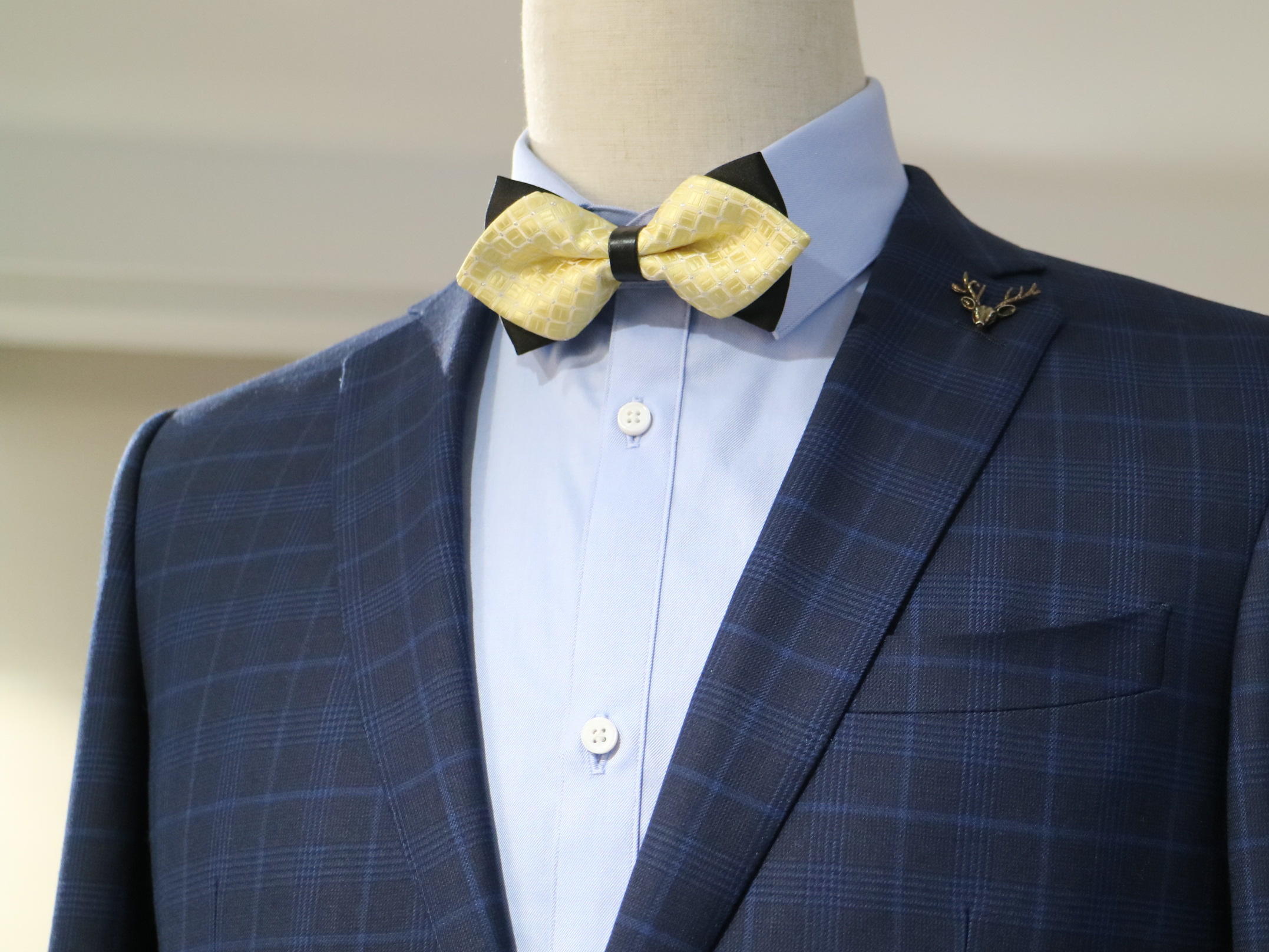 【性价比之选】定制70%毛西服两家套+领带/领结
