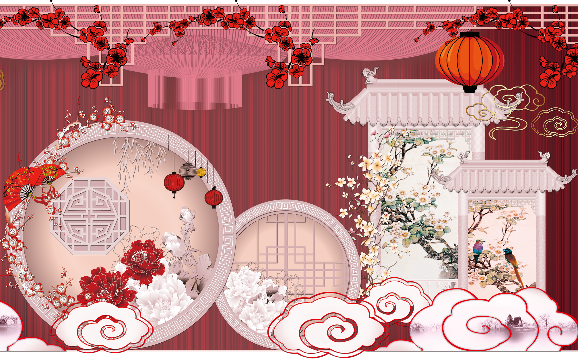 【晨星皓月文化传媒】花与墨