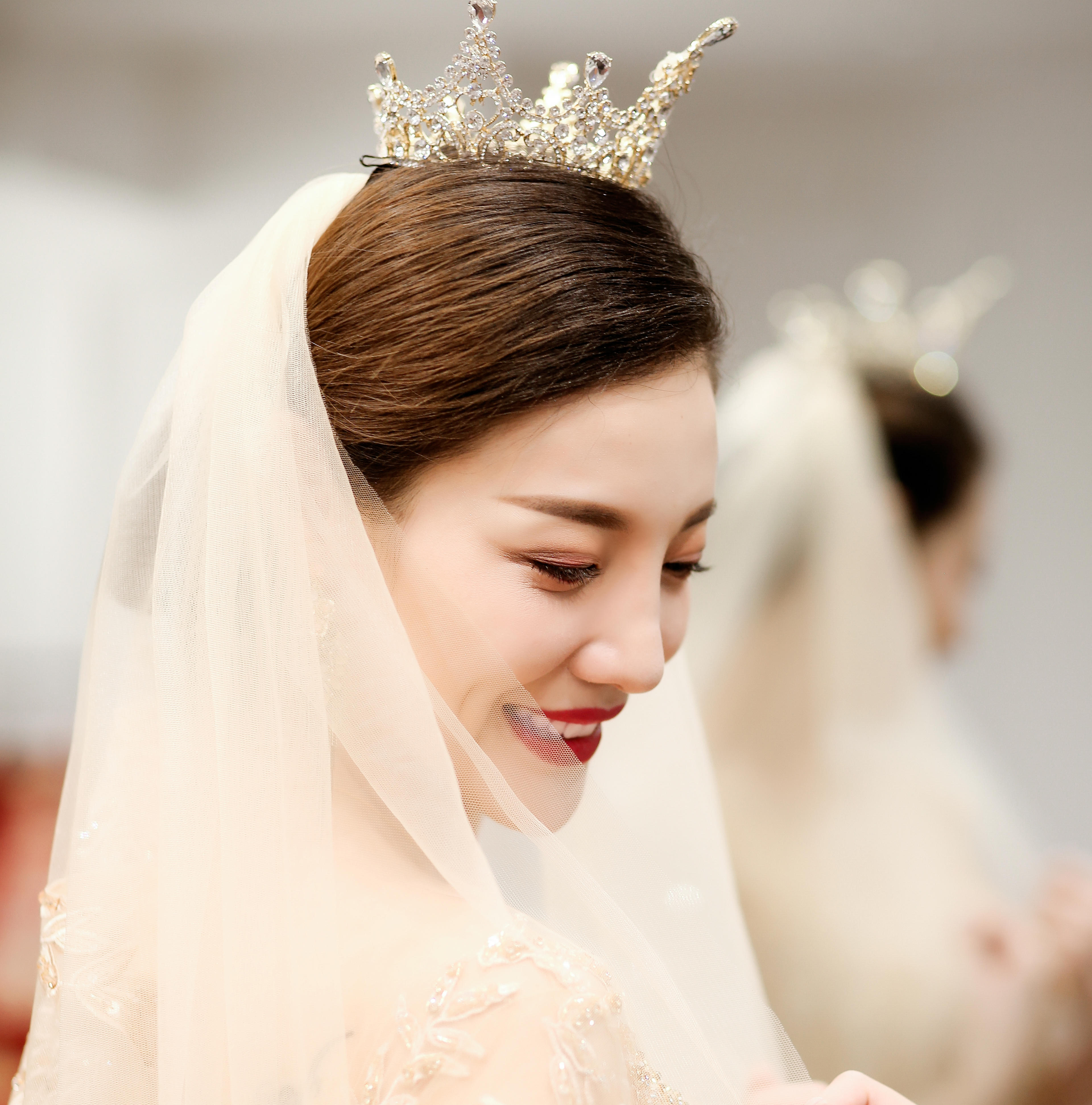 【闪慕婚纱.艳子造型】婚纱礼服三件套赠送新娘跟妆